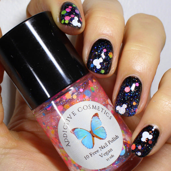 confetti nail designs