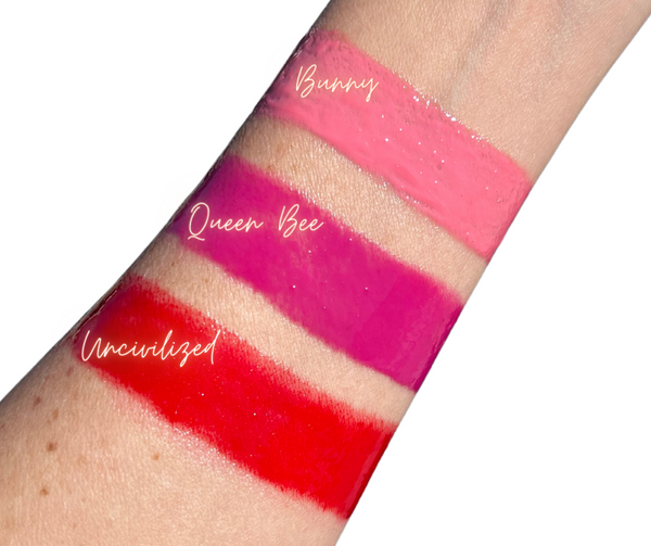 UNCIVILIZED Liquid Lip Gloss - Full Color Cream Liquid Lip Glaze- Vegan Friendly, Cruelty Free