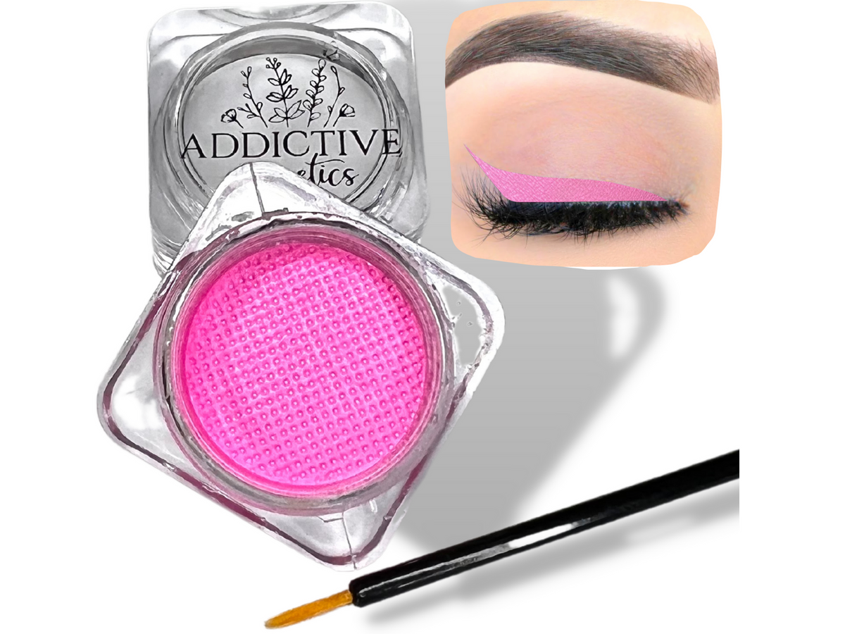 ECLECTIC Cake Eyeliner with Applicator Brush- Water Activated Eyeliner-  Vegan Friendly, Cruelty Free
