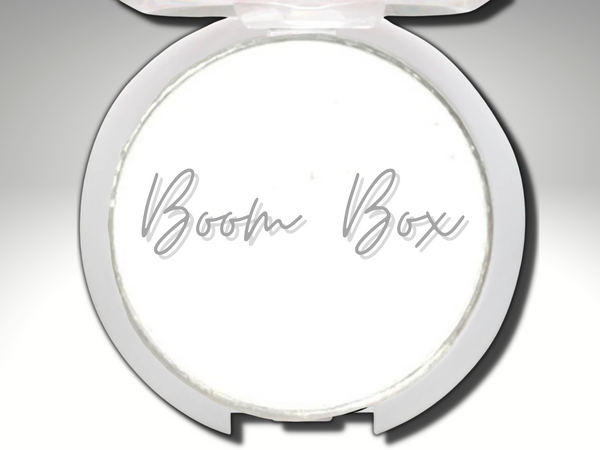 BOOM BOX Matte White Pressed Eyeshadow- Vegan Friendly, Cruelty Free