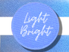 LIGHT BRIGHT Matte Periwinkle Pressed Eyeshadow- Vegan Friendly, Cruelty Free