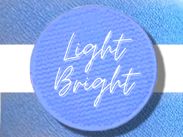 LIGHT BRIGHT Matte Periwinkle Pressed Eyeshadow- Vegan Friendly, Cruelty Free