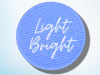 LIGHT BRIGHT Matte Periwinkle Pressed Eyeshadow- Vegan Friendly, Cruelty Free