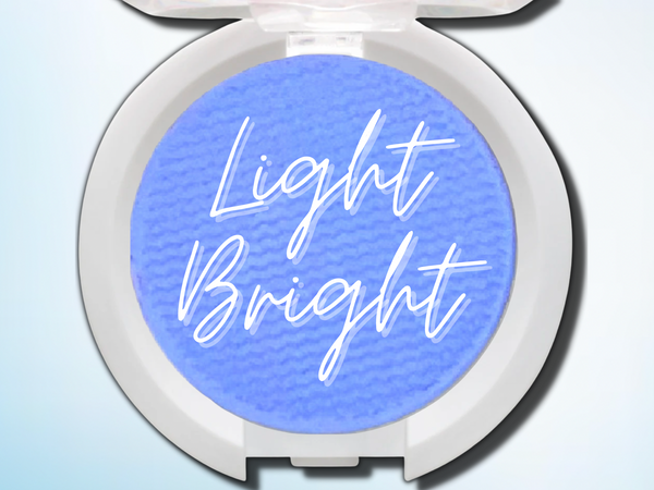 LIGHT BRIGHT Matte Periwinkle Pressed Eyeshadow- Vegan Friendly, Cruelty Free