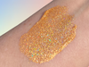 FUNKY TOWN Holographic Gold All Natural Glitter Gel- Aloe based, Vegan Friendly Glitter Makeup Gel for Eyes, Face, Hair and Body!