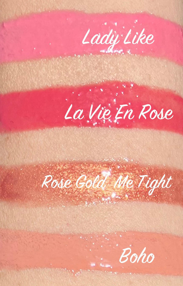 ROSE GOLD ME TIGHT Lip Junkie- Hydrating, Color Rich Lipgloss