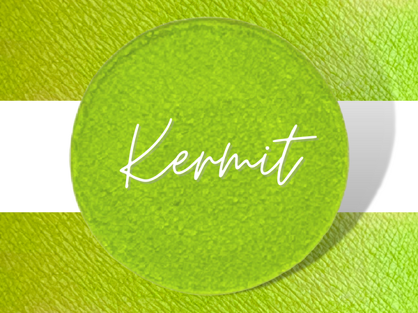 KERMIT Matte Lime Green Pressed Eyeshadow- Vegan Friendly, Cruelty Free
