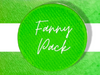 FANNY PACK Neon Green Matte Pressed Eyeshadow- Vegan Friendly, Cruelty Free