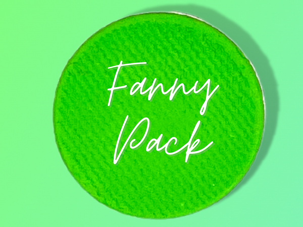 FANNY PACK Neon Green Matte Pressed Eyeshadow- Vegan Friendly, Cruelty Free