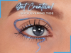 EVENING TIDE Cake Eyeliner with Applicator Brush- Water Activated Eyeliner- Vegan Friendly, Cruelty Free