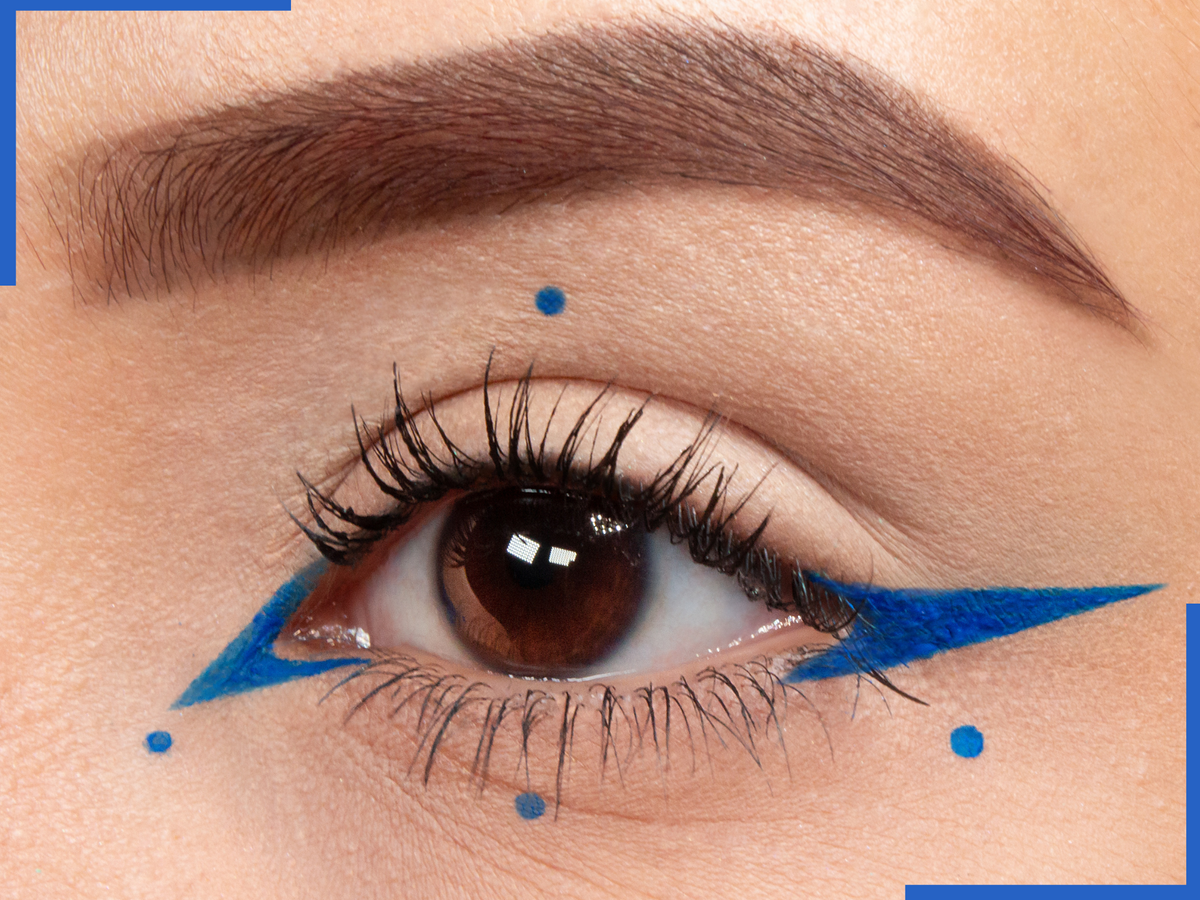 Neon blue deals eyeliner