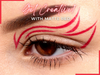 MATTE RED Eyeliner with Applicator Brush- Water Activated Eyeliner- Vegan Friendly, Cruelty Free