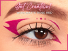 MATTE ROSE RED Eyeliner with Applicator Brush- Water Activated Eyeliner- Vegan Friendly, Cruelty Free