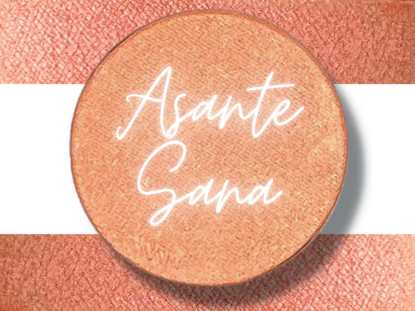 ASANTE SANA Single Pressed Eyeshadow- Vegan Friendly, Cruelty Free