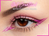 FUCHSIA PEARL Eyeliner with Applicator Brush- Water Activated Eyeliner- Vegan Friendly, Cruelty Free