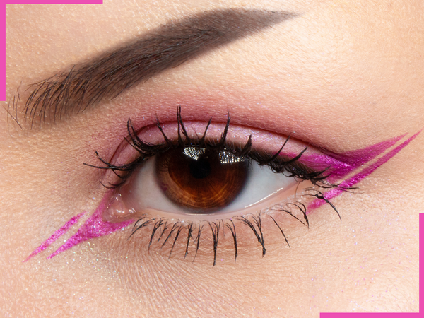 FUCHSIA PEARL Eyeliner with Applicator Brush- Water Activated Eyeliner- Vegan Friendly, Cruelty Free