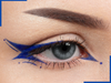 MATTE BLUE Cake Eyeliner with Applicator Brush- Water Activated Eyeliner- Vegan Friendly, Cruelty Free