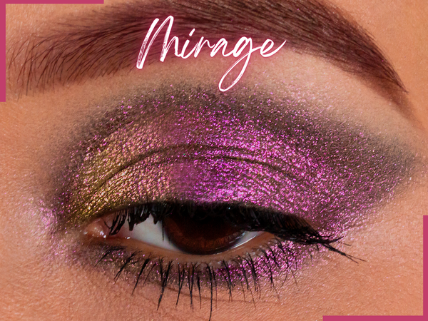 MIRAGE Color Shifting Multi Chrome Eyeshadow Pigment- Color Changing Eyeshadow- Vegan Eyeshadow and Eyeliner Makeup