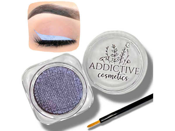 NONSENSE Cake Eyeliner with Applicator Brush- Water Activated Eyeliner- Vegan Friendly, Cruelty Free