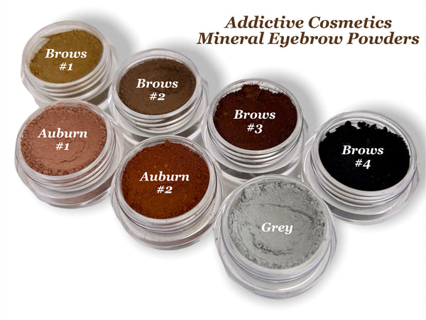 MINERAL EYEBROW POWDER- Now comes with angled brush! All Natural, Vegan Friendly Eyebrow Filler- Don't neglect your Brows