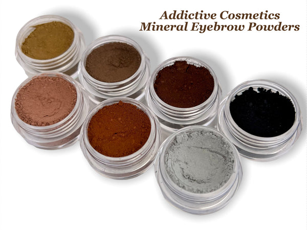 MINERAL EYEBROW POWDER- Now comes with angled brush! All Natural, Vegan Friendly Eyebrow Filler- Don't neglect your Brows