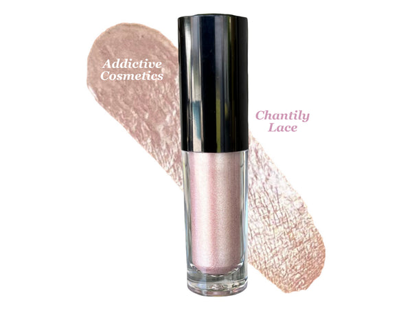 CHANTILY LACE Liquid Color and Highlighter for Eyes, Cheeks and Lips- Clean, Non Toxic Formula- Vegan Friendly and Cruelty Free