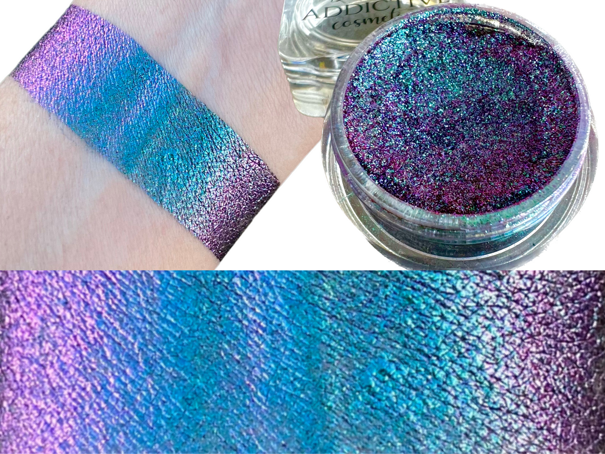 ultra-thin iridescent color shift holographic eyeshadow