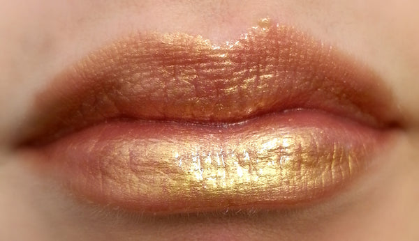GOLDIGLOSS Gold Lip Gloss- Thick and Rich. Vegan friendly.