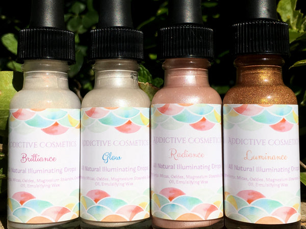 RADIANCE All Natural Illuminating Drops- Primer, Skin Illuminator, Highlighter