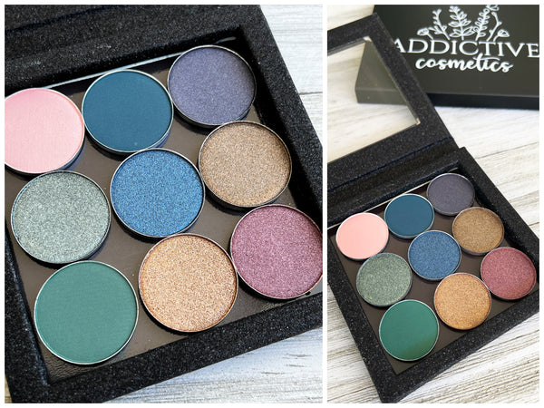 INTO THE FOREST Mineral Eyeshadow Palette- All Natural, Vegan Friendly