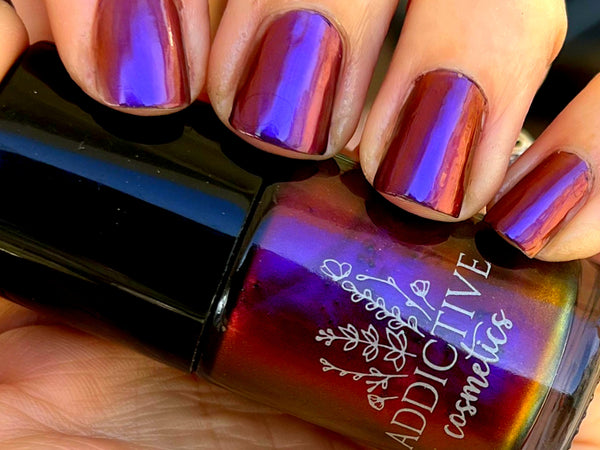 LEVEL UP Multi-chrome Color Shift Nail Polish- 10 Toxin Free Nail Polish. Cruelty Free, Vegan Friendly. Limited Quantity