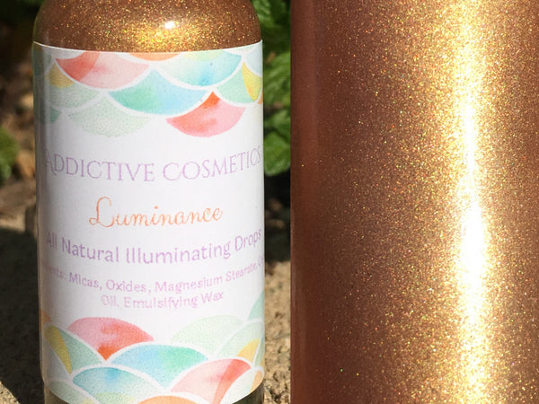 LUMINANCE All Natural Illuminating Drops- Primer, Skin Illuminator, Highlighter