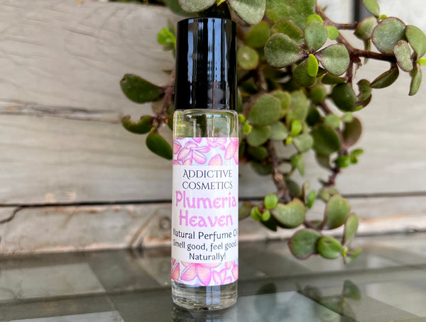 PLUMERIA HEAVEN- Floral Scent All Natural Perfume Oil- Vegan Friendly Fragrance