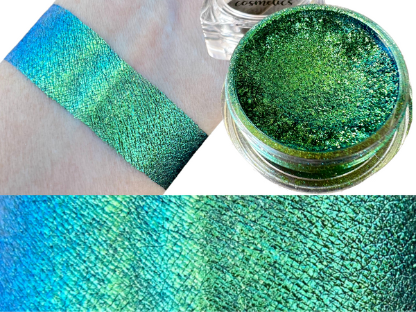 SPROUT Color Shifting Multi Chrome Eyeshadow Pigment- Color Changing Eyeshadow- Vegan Eyeshadow and Eyeliner Makeup