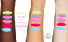 NEON BUBBLEGUM Cake Eyeliner with Applicator Brush- Water Activated Eyeliner- Vegan Friendly, Cruelty Free