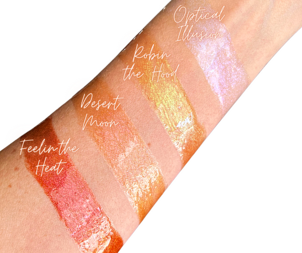 OPTICAL ILLUSION Liquid Lip Glaze - Color Shifting Reflects- Vegan Friendly, Cruelty Free Lip Gloss