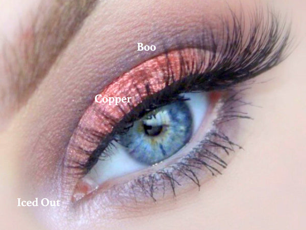 TANTALIZING Eyeshadow Trio- Get this look! All Natural, Vegan Eyeshadow and Eyeliner Makeup