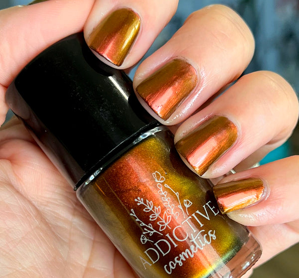 TIME TRAVELER Multi-chrome Color Shift Nail Polish- 10 Toxin Free Nail Polish. Cruelty Free, Vegan Friendly. Limited Quantity