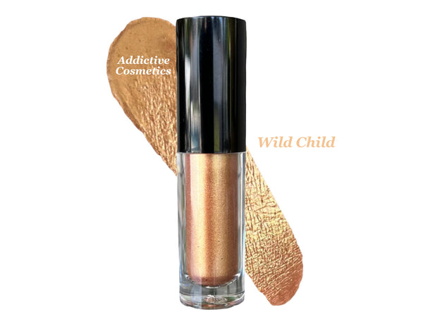 WILD CHILD Liquid Color for Eyes, Cheeks and Lips- Clean, Non Toxic Formula- Vegan Friendly and Cruelty Free