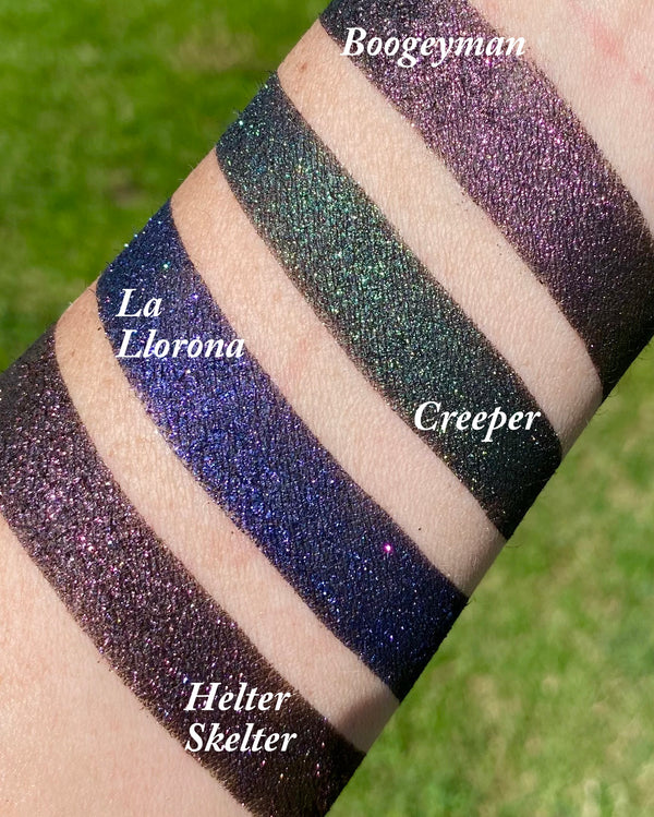 YOUR WORST NIGHTMARE Quad- All Natural Eyeshadow and Eyeliner Makeup. Vegan