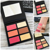 YEAR ROUND Mineral Blush, Contour and Highlight Palette- All Natural, Vegan Friendly Cosmetics