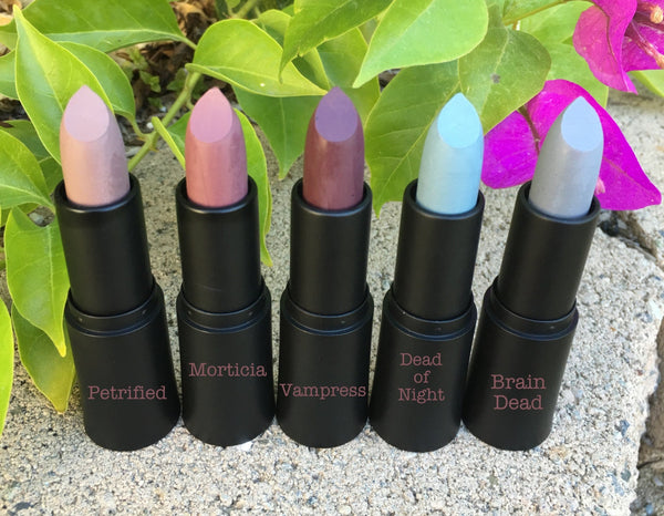 VAMPRESS- Part of the DEAD SEXY 5 Collection- Lipstick and Liners. Vegan friendly.
