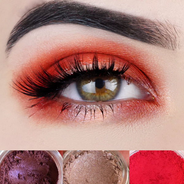 HAVANA NIGHTS Mineral Eyeshadow Trio- Get this look! All Natural, Vegan Eyeshadow and Eyeliner Makeup