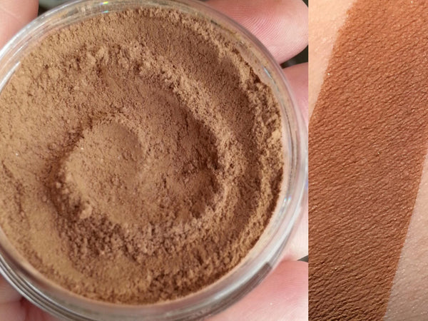 GINGER SNAP Blush and Contour Powder- All Natural Blush Makeup, Vegan Friendly Cosmetics