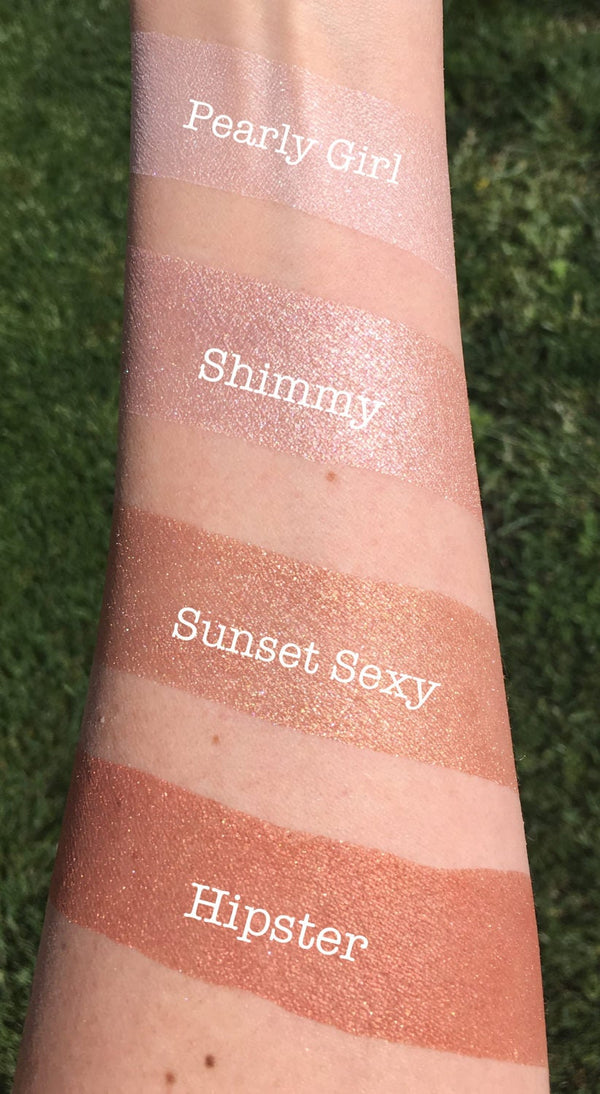 SHIMMY All Natural Mineral Highlighter- Face Highlighter- Body Highlighter- Brow Highlighter- Vegan Friendly Cosmetics