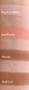 JUST PEACHY Matte Vegan Eyeshadow and Eyeliner Makeup