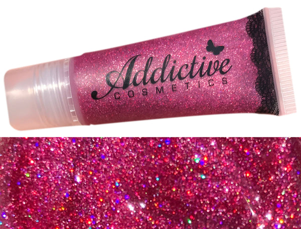 Glitter Lip Gloss FORTUNE TELLER Lip Junkie- Vegan Lip Gloss, Vegan Makeup, Cruelty Free Cosmetics