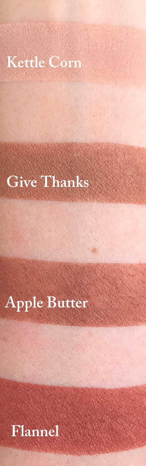 APPLE BUTTER Vegan Eyeshadow and Eyeliner Makeup