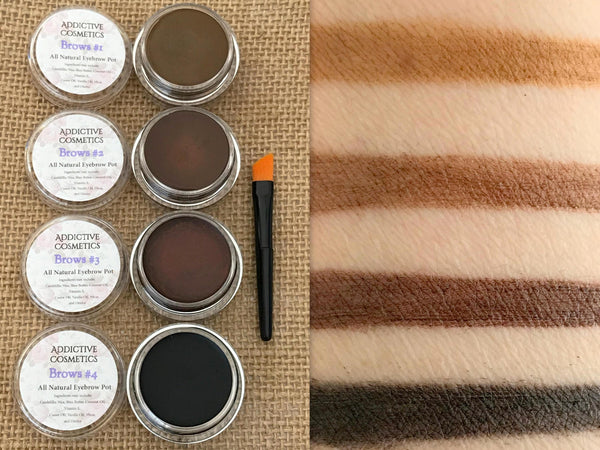 Eyebrow Pomades- All Natural, Vegan Friendly Eyebrow Filler- Don't neglect your Brows!