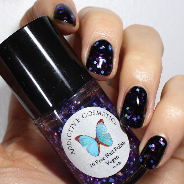 AFTER PARTY 10 Toxin Free Glitter Nail Polish- Vegan Friendly, Cruelty Free